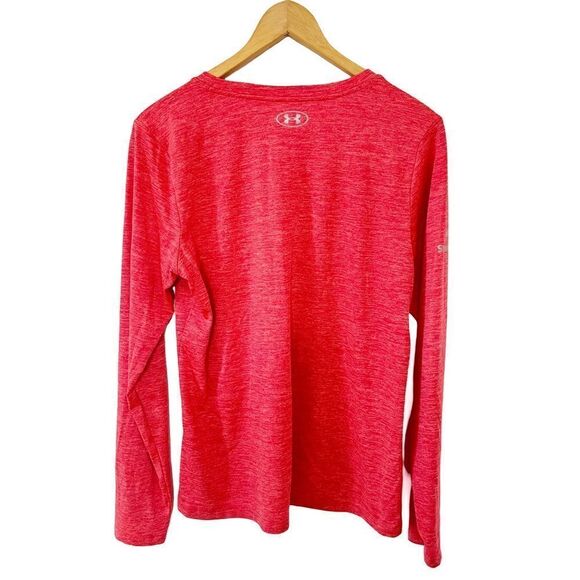Under Armour Coral Orange Long Sleeve Shirt - Picture 2 of 8